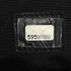Pre Owned Chanel Beige/Blue Rabbit Fur CC Tote