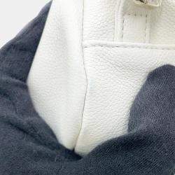 Pre Owned Chanel Matelasse White Caviar Leather Backpack 