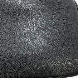 Pre Owned Chanel Medallion Tote Black Caviar Leather