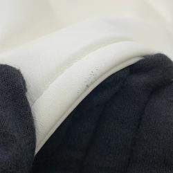 Pre Owned Chanel Deauville Line 2Waybag White Leather Size Mm