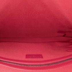 Pre Owned Chanel Grey Large Aged Calfskin Gabrielle O Case Clutch
