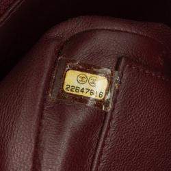 Pre Owned Chanel Black Medium Caviar CC Filigree Flap