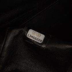 Pre Owned Chanel Black Medium Classic Caviar Double Flap