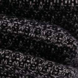 Pre Owned Chanel Black Large Tweed and Sequin Icons 3 Accordion Flap