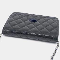 Pre Owned Chanel Patent 2.55 WOC Mini Crossbody Bag