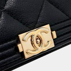Pre Owned Chanel Boy Long Wallet