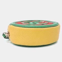 Pre Owned Chanel Multicolor Leather Caviar Coin Purse