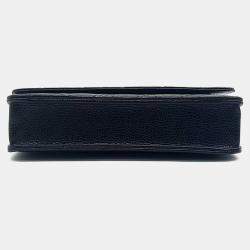 Pre Owned Chanel Black Leather Caviar WOC Mini Crossbody Bag