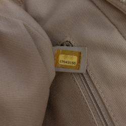 Pre Owned Chanel Brown Jumbo Quilted Caviar Easy Flap