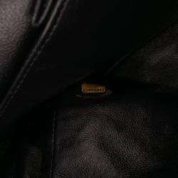 Pre Owned Chanel Blue Medium Classic Tweed Double Flap