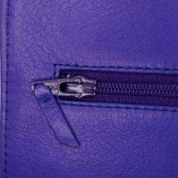 Pre Owned Chanel Blue CC Quilted Calfskin Fancy Wallet On Chain