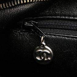 Pre Owned Chanel Black Caviar Medallion Tote
