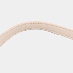 Pre Owned Chanel Brown Medium Lambskin Twist Chain Enamel CC Flap