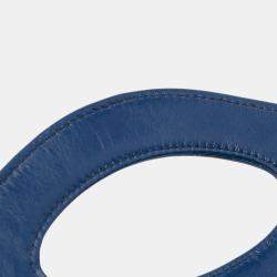 Pre Owned Chanel Blue Small Bicolor Aged Calfskin 31 Pouch