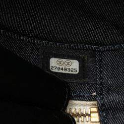 Pre Owned Chanel Black Crumpled Calfskin En Vogue Round Bag