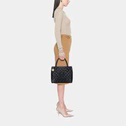 Pre Owned Chanel Black Caviar Medallion Tote