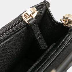 Pre Owned Chanel Black Quilted Calfskin Maxi Pearls Clutch With Chain