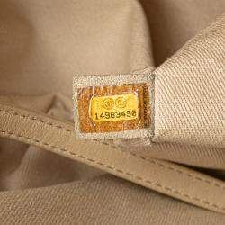 Pre Owned Chanel Brown Reissue 2.55 Quilted Metallic Aged Calfskin Tote