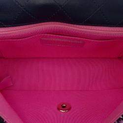 Pre Owned Chanel Multicolor Mini Rectangular Classic Multicolor Cotton Stitched Single Flap