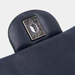 Pre Owned Chanel Paris-Salzburg Jumbo Bicolor Quilted Lambskin Tyrolean Flap