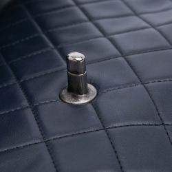 Pre Owned Chanel Paris-Salzburg Jumbo Bicolor Quilted Lambskin Tyrolean Flap