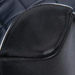 Pre Owned Chanel Paris-Salzburg Jumbo Bicolor Quilted Lambskin Tyrolean Flap