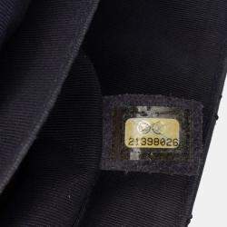 Pre Owned Chanel Paris-Salzburg Jumbo Bicolor Quilted Lambskin Tyrolean Flap