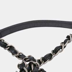 Pre Owned Chanel Small Diamond Embossed Calfskin New Chic Flap