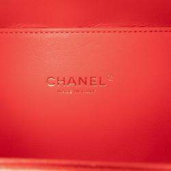 Pre Owned Chanel Multicolor Small Tricolor Caviar CC Filigree Vanity Case