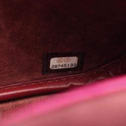 Pre Owned Chanel Multi Pouching Pink Quilted Calfskin Flap Bag with Coin Purse