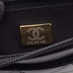 مملوكة مسبقًا Chanel Classic Black Leather Wallet On Chain