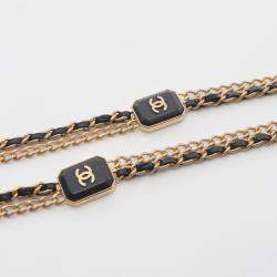 مملوكة مسبقًا Chanel Classic Black Leather Wallet On Chain