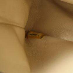 مملوكة مسبقًا Chanel Classic Double Flap Small Beige Leather Shoulder Bag