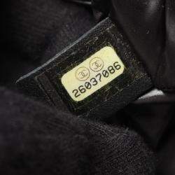 مملوكة مسبقًا Chanel Paris Hamburg Navy/Black Leather and Wool Shoulder Bag