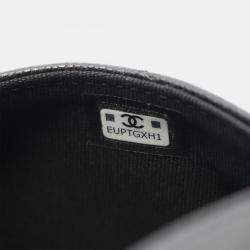 Pre Owned حقيبة كاميرا سلسلة شانيل مبطنة كافيار سوداء