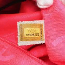 Pre Owned حقيبة شانيل كامبون خط جلد أسود اليدوية