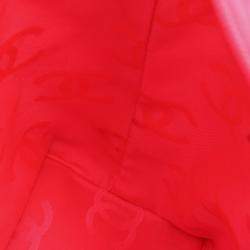 Pre Owned حقيبة شانيل كامبون خط جلد أسود اليدوية