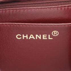 Pre Owned Chanel Mademoiselle Black Leather Shoulder Bag