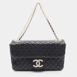 مملوكة مسبقًا Chanel Westminster Black Leather Shoulder Bag