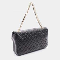 مملوكة مسبقًا Chanel Westminster Black Leather Shoulder Bag