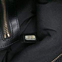 Pre Owned Chanel Black Medium Straw Deauville O Case Clutch