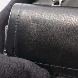 Pre Owned Chanel Classic Double Flap Medium Leather Shoulder Bag