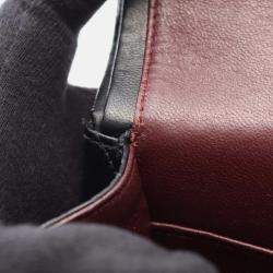 Pre Owned Chanel Classic Double Flap Medium Leather Shoulder Bag