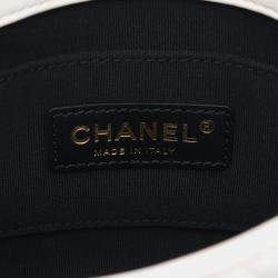 مملوكة مسبقًا Chanel Candy Chain CC White Quilted Lambskin Flap Shoulder Bag 