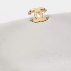 مملوكة مسبقًا Chanel Candy Chain CC White Quilted Lambskin Flap Shoulder Bag 