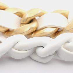 مملوكة مسبقًا Chanel Candy Chain CC White Quilted Lambskin Flap Shoulder Bag 