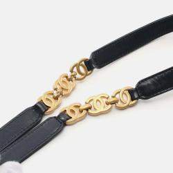 Pre Owned Chanel Paris-Le19M My Sweet CC Blue Leather Flap Bag