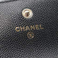 مملوكة مسبقًا Chanel CC Black Leather Coin Purse