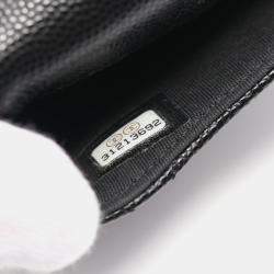 مملوكة مسبقًا Chanel CC Black Leather Coin Purse