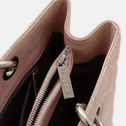 Pre Owned Chanel Matelasse Gst Chain Tote Bag In Caviar Pink